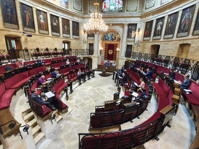 Pleno en la Casa de Juntas de Gernika