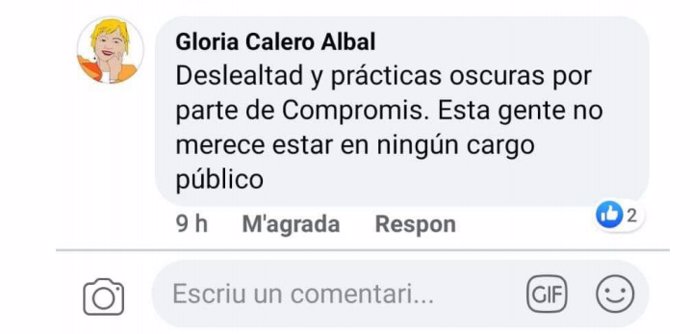 Mensaje de la delegada del Gobierno en Twitter