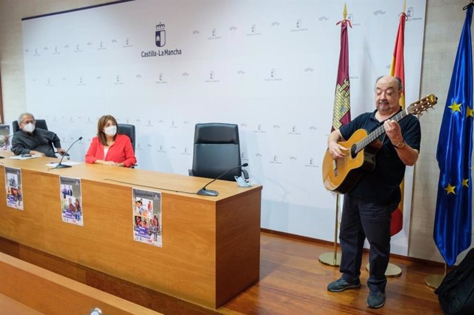 Presentación del IV Encuentro de Canción de Autor organizado por el Gobierno regional.