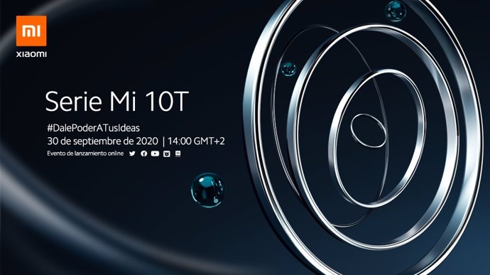 Xiaomi presentará sus smartphones de la Serie Mi 10T el 30 de septiembre