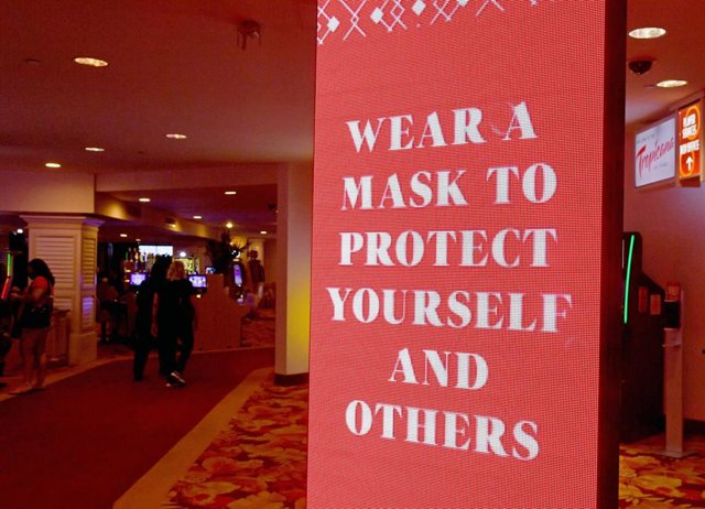 Reapertura de un casino en Las Vegas