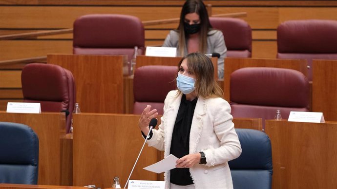 Lucas interviene en el pleno de las Cortes de este martes, 22 de septiembre