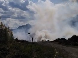 Incendio forestal en La Loma