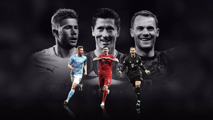 Fútbol.- De Bruyne, Lewandowski y Neuer, candidatos a 'Mejor Jugador de la UEFA 