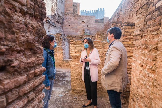 Visita al baño de la Alcazaba