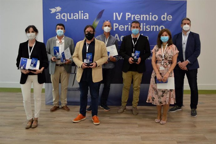 Aqualia entrega los IV Premios de Periodismo a periodistas de El Mundo, La Vanguardia, El Diario de Ávila, El País y Europa Press.