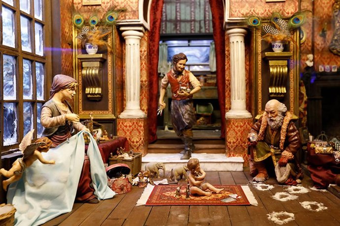 Belén del Museo Internacional de Arte Belenista de Mollina