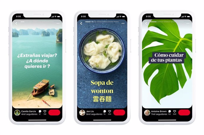 Pinterest estrena los 'Story Pins', su versión no efímera de las historias 