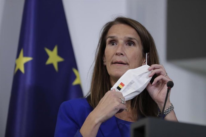 La primera ministra de Bélgica, Sophie Wilmes