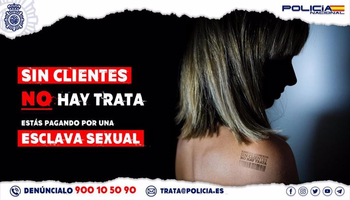 Campaña de la Policía Nacional contra la trata con fines de explotación sexual