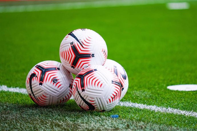 Official Nike balls during the English championship Premier League football match between Liverpool and Leeds United on September 12, 2020 at Anfield in Liverpool, England - Photo Malcolm Bryce / ProSportsImages / DPPI