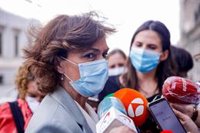 Calvo niega que el anuncio de la tramitación de los indultos a los presos del 1-O sea un gesto a ERC y Junts