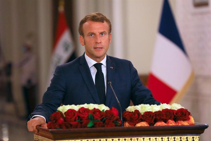 Emmanuel Macron, presidente de Francia. 
