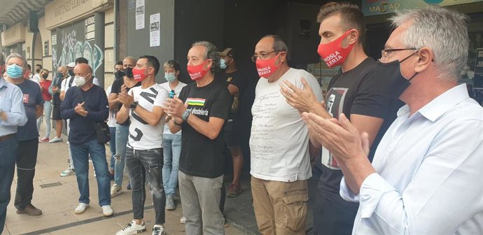 CONCENTRACIÓN SECTOR DEL OCIO NOCTURNO EN LOGROÑO