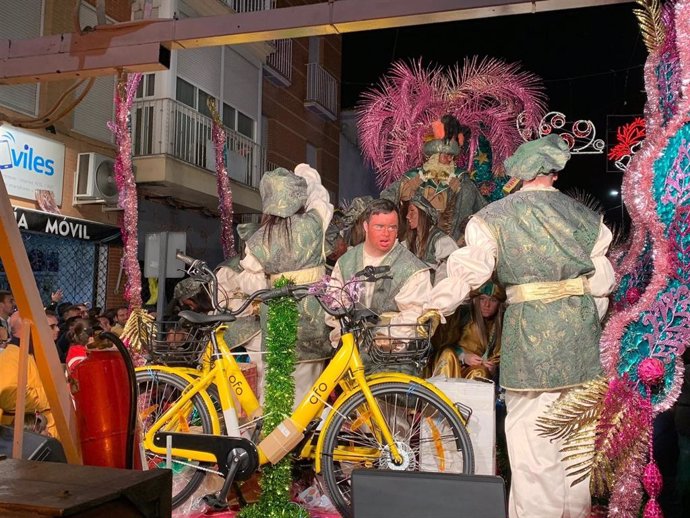 La cabalgata de Reyes Magos de 2019 en La Algaba