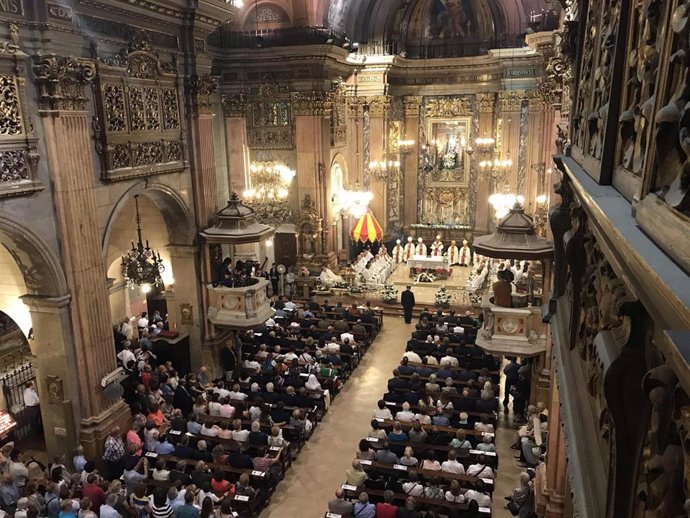 Misa por La Merc presidida por el cardenal Juan José Omella