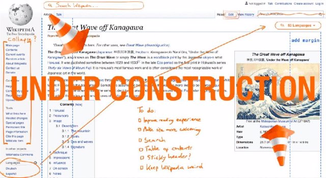 Wikipedia cambiará su diseño por primera vez en 10 años