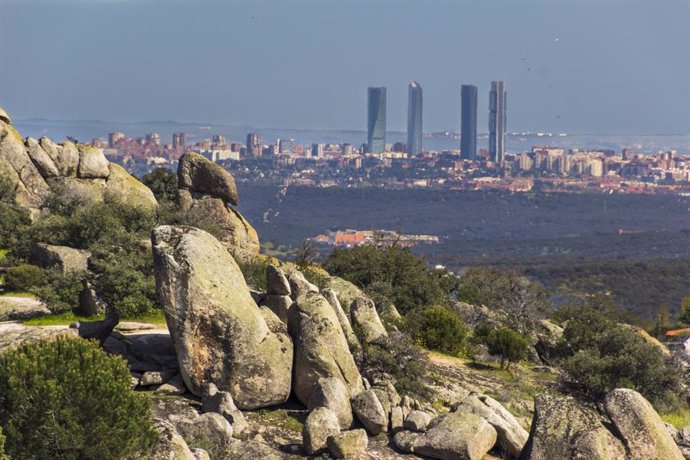 Vista de Madrid desde la sierra