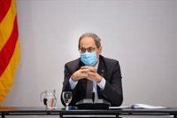 Torra pide responsabilidad ante el Covid-19: "La situación en Barcelona vuelve a ser preocupante"