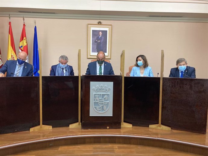 Imagen del Pleno ordinario de la Diputación de Segovia.