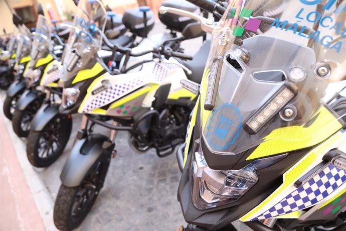 Nuevas motocicletas de la Policía Local de Málaga