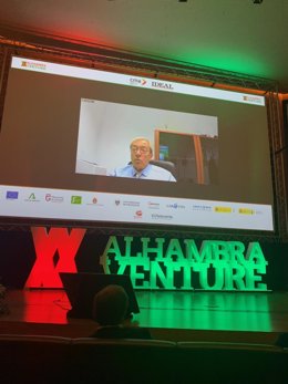 El consejero de Transformación Económica, Industria, Conocimiento y Universidades, Rogelio Velasco, participa en el Foro Alhambra Venture
