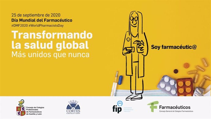 Cartel del Día Mundial del Farmacéutico.