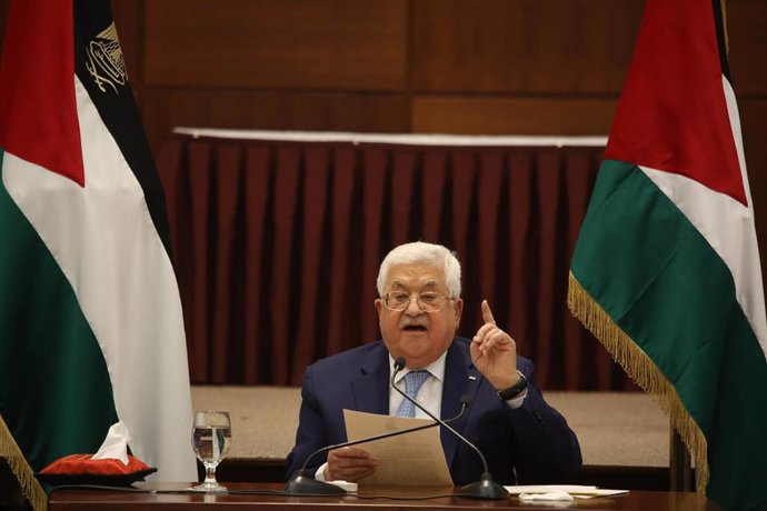 El presidente de la Autoridad Palestina, Mahmud Abbas