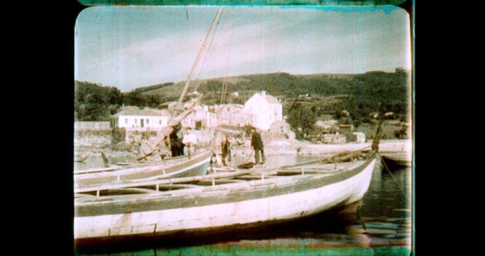 Filmoteca recupera el color original de 'Pontevedra', cuna de Colón, primera pel
