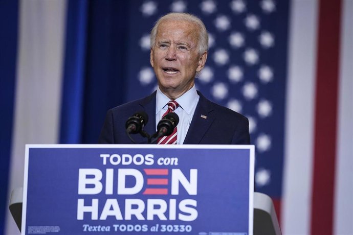 Joe Biden en un evento para la comunidad latina de Estados Unidos