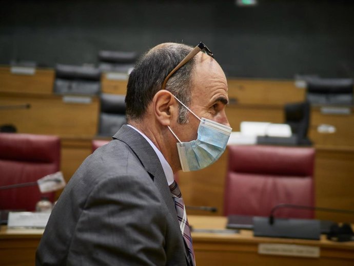 El consejero de Desarrollo Económico y Empresarial del Gobierno de Navarra, Manuel Ayerdi