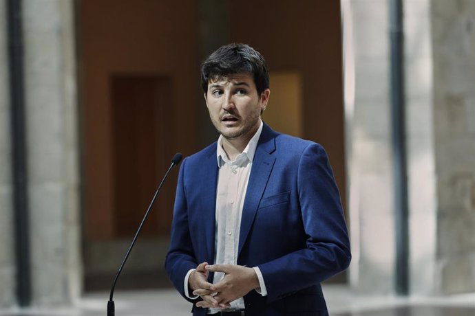 El portavoz de Más Madrid en la Asamblea de Madrid, Pablo Gómez Perpiny
