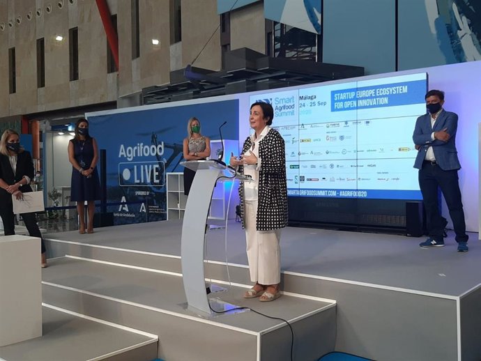 Viceconsejera de Agricultura, Ganadería, Pesca y Desarrollo Sostenible de la Junta de Andalucía, Ana Corredera, en Smart Agrifood Summit 2020