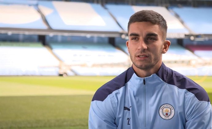El jugador español del Manchester City Ferran Torres