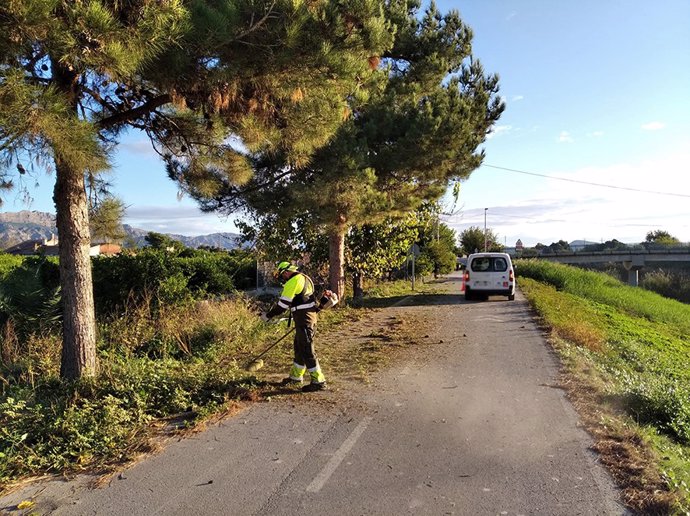 El Ayuntamiento de Murcia pone a punto 26 kilómetros de carril bici entre El Raal y La Contraparada