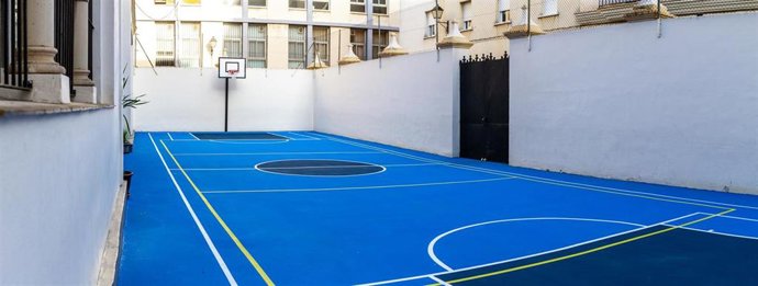 El patio del colegio San Rafael