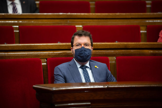 El vicepresidente del Govern, Pere Aragonès