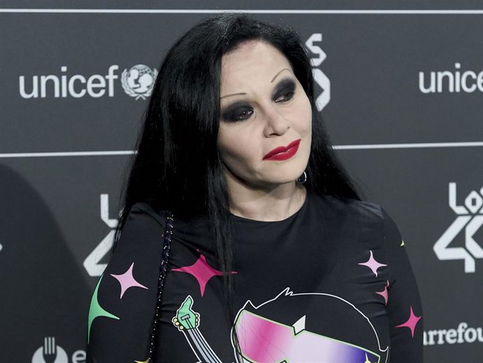 Singer Alaska attends the '40 Principales' awards nominated dinner at the Florida Park Club on September 13, 2018 in Madrid, Spain.