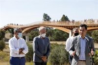 Moreno anuncia que la Junta de Andalucía invertirá 8,9 millones en las obras de defensa del río Guadalhorce