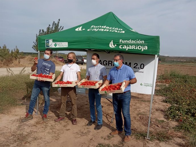 Ctic Cita, Cooperativa El Raso, UR y Fundación Caja Rioja presentan la cosecha d