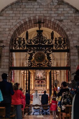 Boda en el Santuario de la Virgen de la Cabeza de Andújar