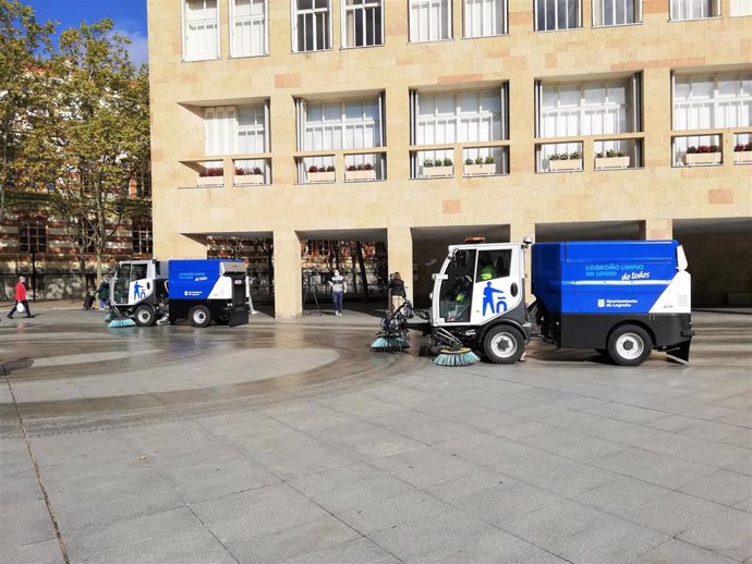El Ayuntamiento de Logroño inicia la campaña anual de limpieza intensiva de la ciudad