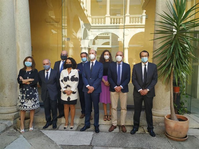 Sala de Gobierno del TSJEx en la apertura del año judicial en Extremadura