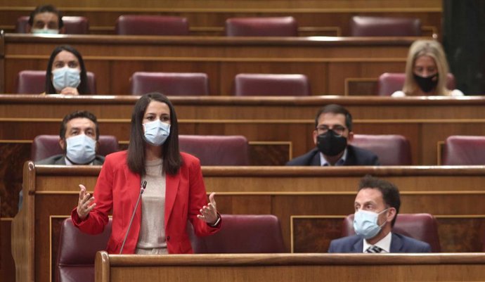 La líder de Cs, Inés Arrimadas, interviene en el Congreso 