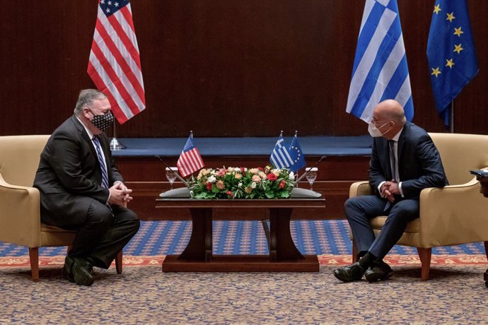 Grecia/Turquía.-Pompeo reafirma el compromiso de EEUU con una "solución pacífica