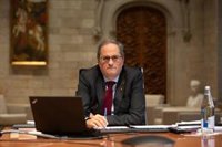 Quim Torra rep la notificació de la sentència que l'inhabilita