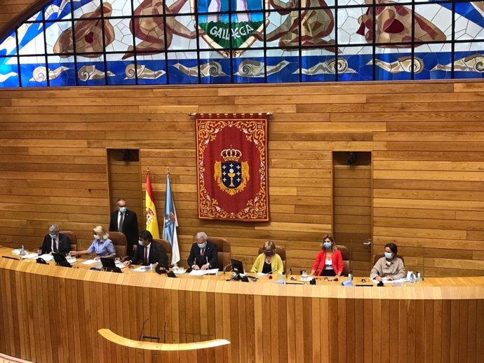 Parlamento de Galicia el 7 de agosto de 2020