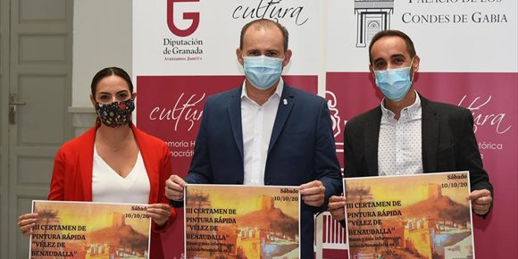 3. Vélez de Benaudalla (Granada) celebra la tercera edición de su certamen de pintura rápida