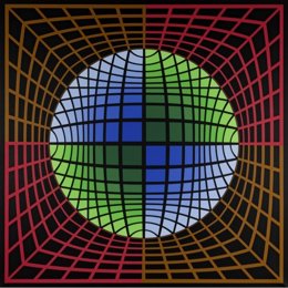 "Isom 1986", 1978 - Victor Vasarely (Pécs, Hungría, 1908 - París