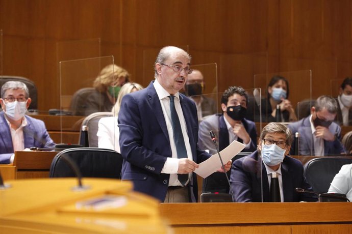 El presidente del Gobierno de Aragón, Javier Lambán.